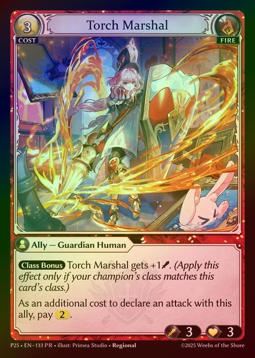 【FOIL】[Fire] Torch Marshal [P25-133-PR]