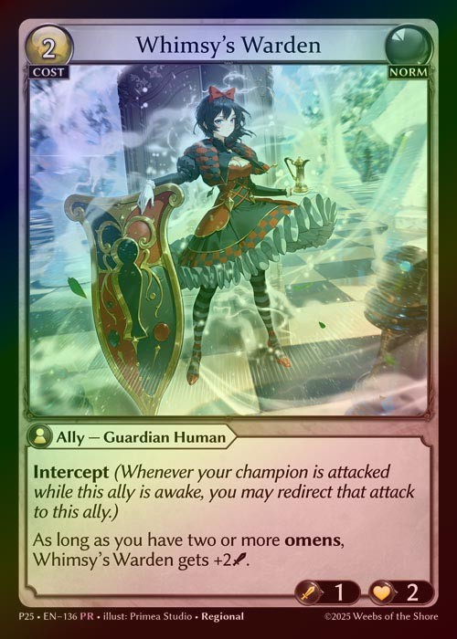 【FOIL】[Norm] Whimsy's Warden [P25-136-PR]