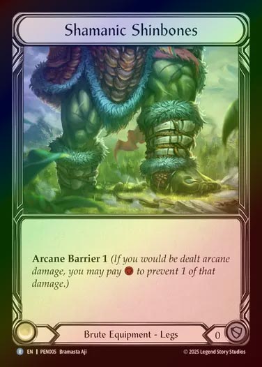 【CF】【EN】[Brute] 祈祷師の脛骨/Shamanic Shinbones [PEN005-R]