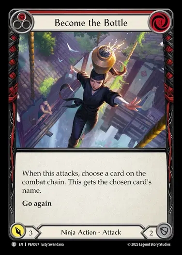 【EN】[Ninja] 瓶を象れ/Become the Bottle (red)  [PEN037-C]