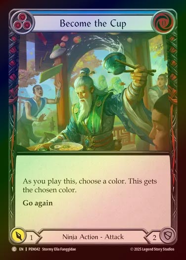 【RF】【EN】[Ninja] 器を象れ/Become the Cup (blue)  [PEN042-C]