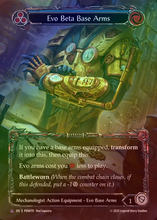 【CF】【EN】[Mechanologist] エヴォβ・ベースアーム/Evo Beta Base Arms [PEN070-Marvel]