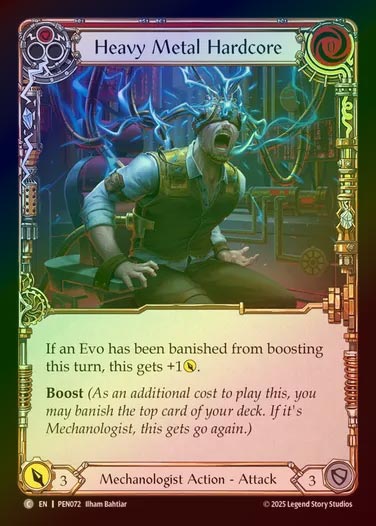 【RF】【EN】[Mechanologist] 極限ヘビーメタル/Heavy Metal Hardcore (red)  [PEN072-C]