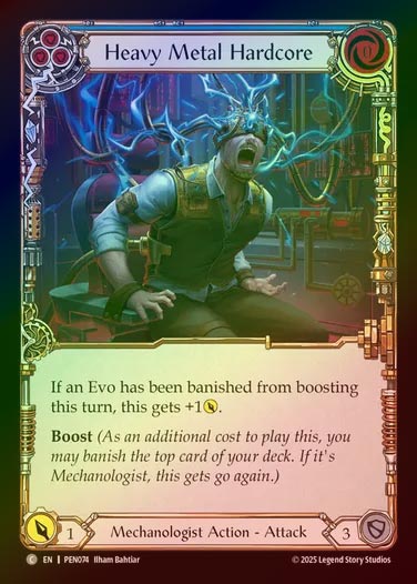 【RF】【EN】[Mechanologist] 極限ヘビーメタル/Heavy Metal Hardcore (blue)  [PEN074-C]