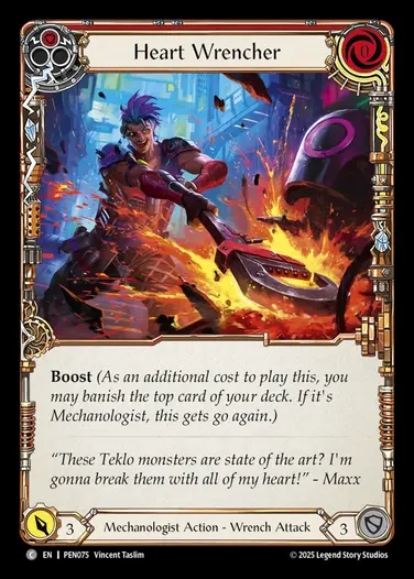 【EN】[Mechanologist] 焼灼の捩じ切り/Heart Wrencher (red)  [PEN075-C]