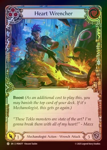 【RF】【EN】[Mechanologist] 焼灼の捩じ切り/Heart Wrencher (blue)  [PEN077-C]