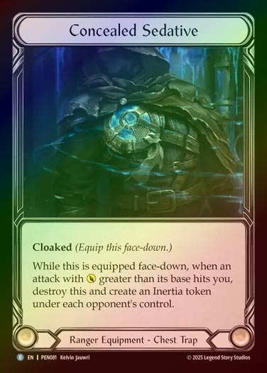 【CF】【EN】[Ranger] 隠蔽鎮静薬/Concealed Sedative [PEN081-R]