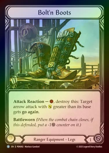 【CF】【EN】[Ranger] 矢撃ブーツ/Bolt'n Boots [PEN082-R]