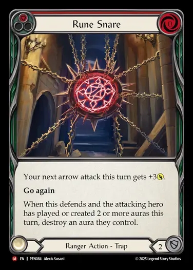 【EN】[Ranger] ルーン仕掛け/Rune Snare [PEN084-M]