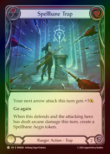 【RF】【EN】[Ranger] 魔散の罠/Spellbane Trap (red)  [PEN089-C]