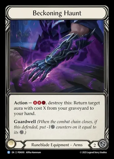 【EN】[Runeblade] 亡霊招き/Beckoning Haunt [PEN095-R]