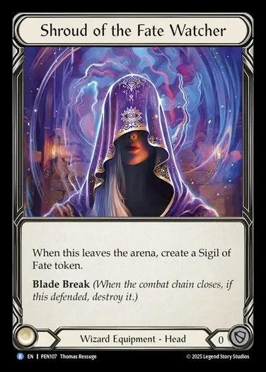 【EN】[Wizard] 宿命視のベール/Shroud of the Fate Watcher [PEN107-R]
