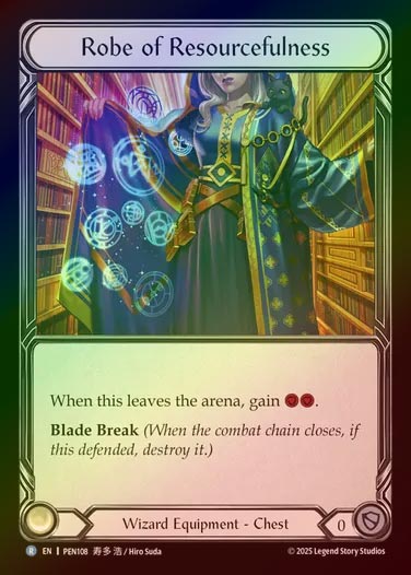 【CF】【EN】[Wizard] 知識満載のローブ/Robes of Resourcefulness [PEN108-R]