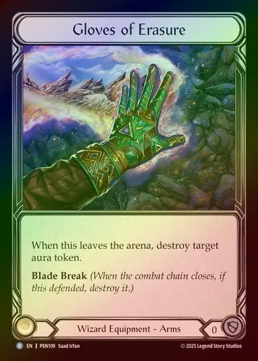 【CF】【EN】[Wizard] 抹消の手袋/Gloves of Erasure [PEN109-R]