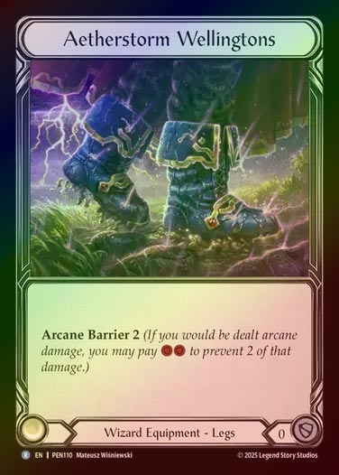 【CF】【EN】[Wizard] エーテル嵐のレインブーツ/Aetherstorm Wellingtons [PEN110-R]