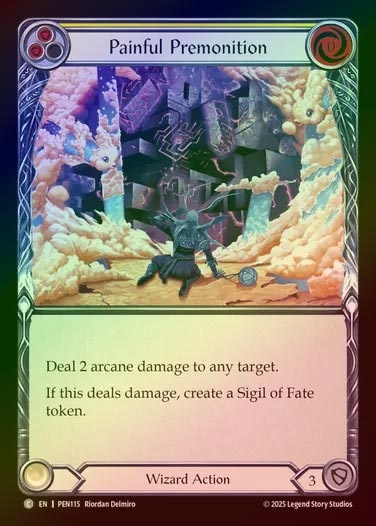 【RF】【EN】[Wizard] 苦痛の予感/Painful Premonition (yellow)  [PEN115-C]