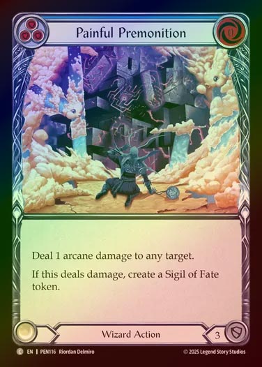 【RF】【EN】[Wizard] 苦痛の予感/Painful Premonition (blue)  [PEN116-C]