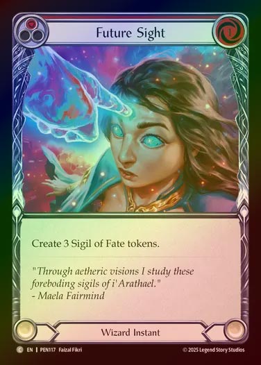 【RF】【EN】[Wizard] 未来予知/Future Sight (red)  [PEN117-C]
