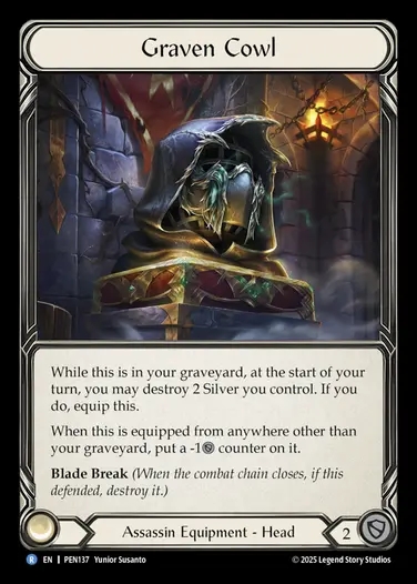 【EN】[Assassin] 死厳の頭巾/Graven Cowl [PEN137-R]