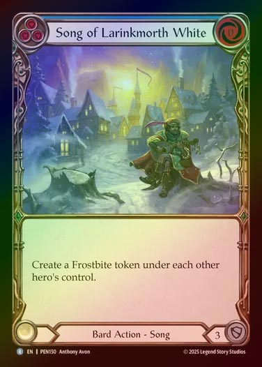 【RF】【EN】[Bard] 白きラリンクモースの歌/Song of Larinkmorth White (blue)  [PEN150-R]
