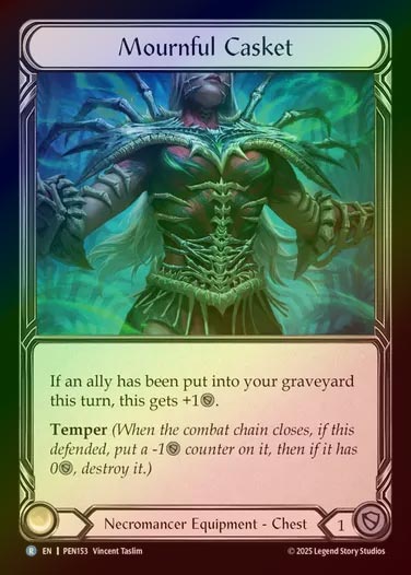 【CF】【EN】[Necromancer] 哀悼の柩/Mournful Casket [PEN153-R]