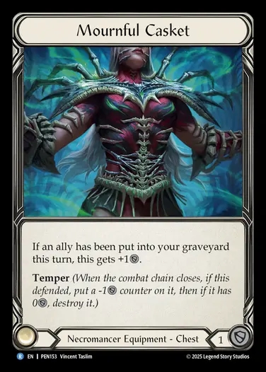【EN】[Necromancer] 哀悼の柩/Mournful Casket [PEN153-R]