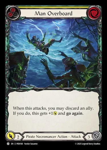 【EN】[Pirate Necromancer] 落水！/Man Overboard (yellow)  [PEN160-C]