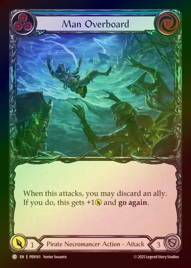 【RF】【EN】[Pirate Necromancer] 落水！/Man Overboard (blue)  [PEN161-C]
