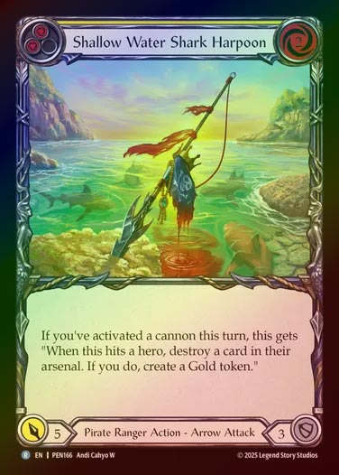 【RF】【EN】[Pirate Ranger] 浅瀬鮫の銛/Shallow Water Shark Harpoon (yellow)  [PEN166-R]