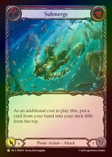 【RF】【EN】[Pirate] 水没/Submerge (red)  [PEN174-C]