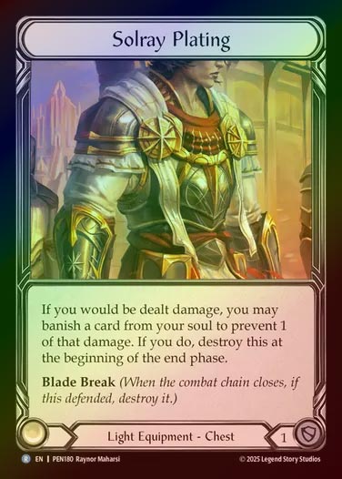 【CF】【EN】[Light] 陽麗のプレート/Solray Plating [PEN180-R]