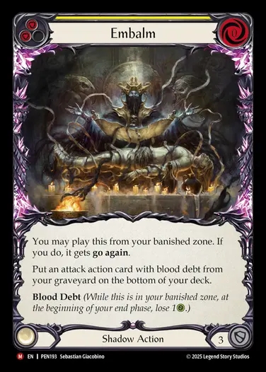 【EN】[Shadow] 不朽処理/Embalm [PEN193-M]
