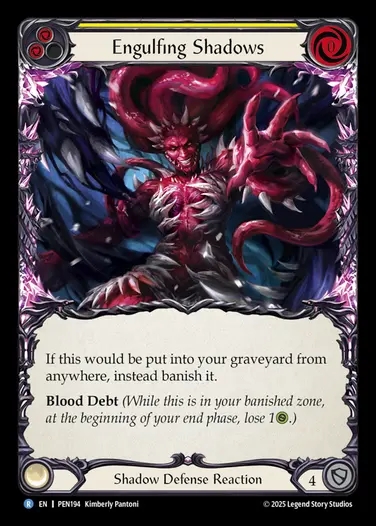 【EN】[Shadow] 覆い尽くす影/Engulfing Shadows (yellow)  [PEN194-R]