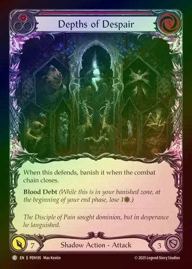 【RF】【EN】[Shadow] 絶望の底/Depths of Despair (red)  [PEN195-C]