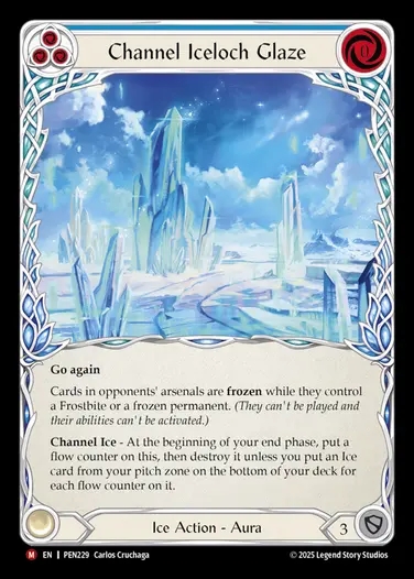 【EN】[Ice] 氷晶湖の導き/Channel Iceloch Glaze [PEN229-M]