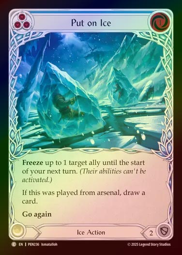 【RF】【EN】[Ice] 凍止/Put on Ice (blue)  [PEN236-C]