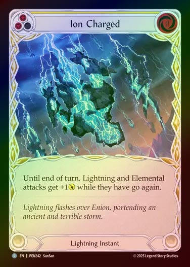 【RF】【EN】[Lightning] イオン充電/Ion Charged (yellow)  [PEN242-R]