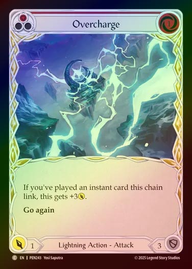【RF】【EN】[Lightning] 過剰充電/Overcharge (red)  [PEN243-C]