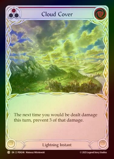 【RF】【EN】[Lightning] 雲の広がり/Cloud Cover (red)  [PEN246-C]