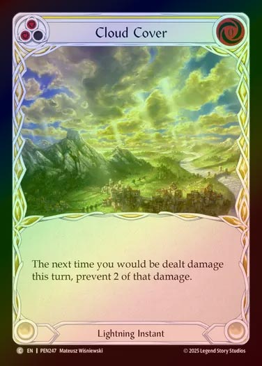 【RF】【EN】[Lightning] 雲の広がり/Cloud Cover (yellow)  [PEN247-C]