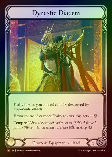 【CF】【EN】[Draconic] 王朝の宝冠/Dynastic Diadem [PEN252-M]