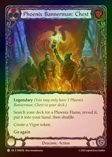 【RF】【EN】[Draconic] 不死鳥旗手：胴/Phoenix Bannerman: Chest (red)  [PEN258-C]