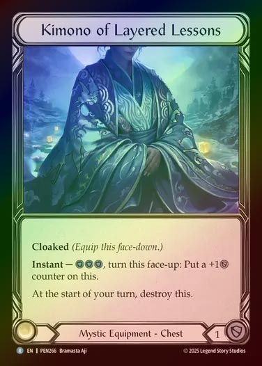 【CF】【EN】[Mystic] 重ね併せの着物/Kimono of Layered Lessons [PEN266-R]