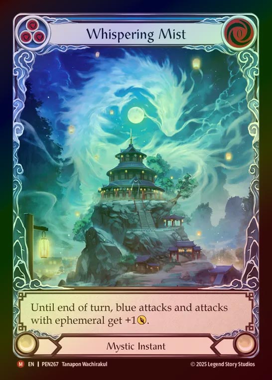 【RF】【EN】[Mystic] 密やかな霧/Whispering Mist (Extended Art) [PEN267-M]