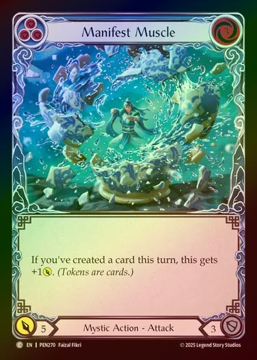 【RF】【EN】[Mystic] 物理的発破/Manifest Muscle (blue)  [PEN270-C]