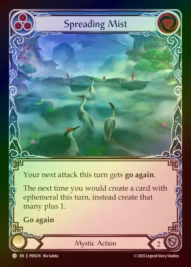 【RF】【EN】[Mystic] 立ち込める霧/Spreading Mist (blue)  [PEN274-C]