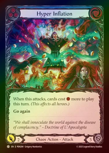 【RF】【EN】[Chaos] ハイパーインフレ/Hyper Inflation (blue)  [PEN284-C]