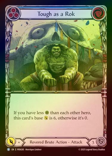 【RF】【EN】[Revered Brute] イワ並みの硬さ/Tough as a Rok (blue)  [PEN285-R]