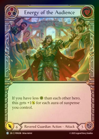 【RF】【EN】[Revered Guardian] 観衆の熱気/Energy of the Audience (yellow)  [PEN286-R]