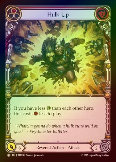 【RF】【EN】[Revered] ハルクアップ/Hulk Up (red)  [PEN291-C]